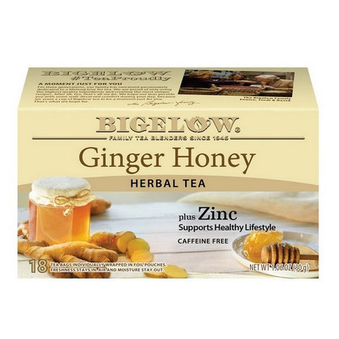 Bigelow, Ginger Honey Herbal Tea, 1.06 Oz(Case Of 6)