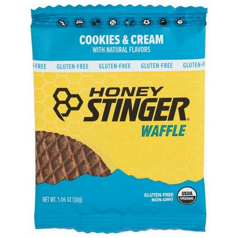 Honey Stinger, Cookies And Cream Waffle Nutrition Bar, 1.06 Oz(Case Of 12)