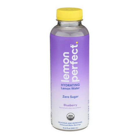 Lemon Perfect, Lemon Water Blueberry, 15.2 Oz(Case Of 12) Lemon Perfect