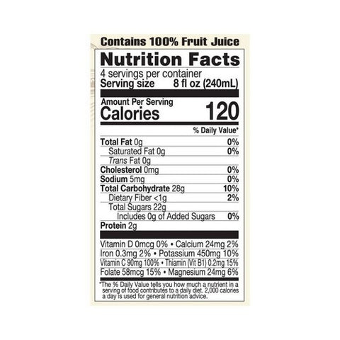 Lakewood Organic, Organic Pure Orange Juice, 32 Oz (Case Of 6)