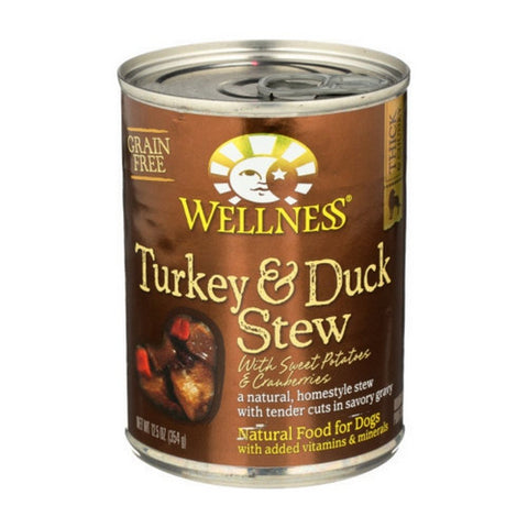 Wellness, Stew Turkey And Duck Dog Food, 12.5 Oz (Case Of 12)