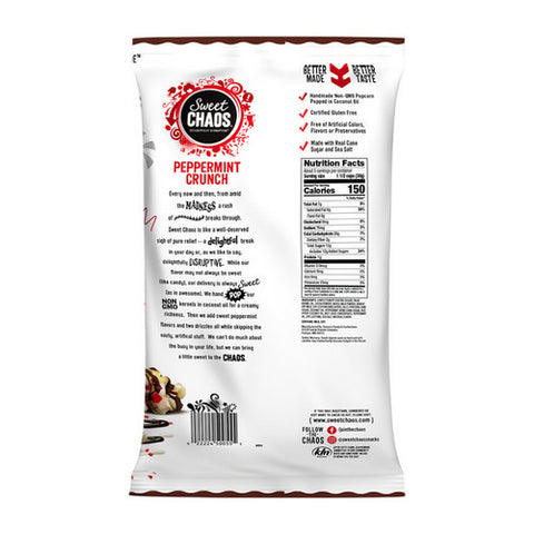 Sweet Chaos, Drizzled Popcorn Peppermint Crunch, 5.5 Oz (Case Of 12)