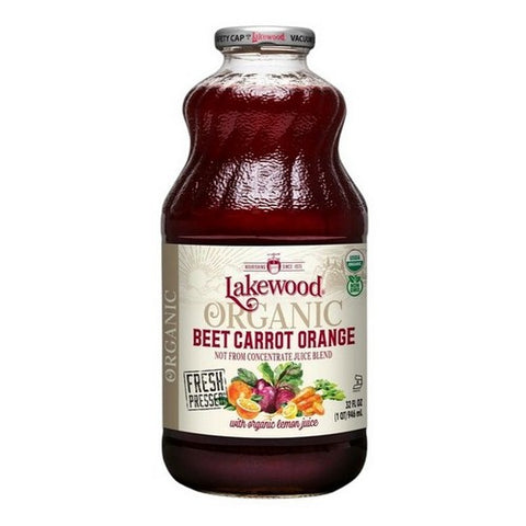 Lakewood Organic, Organic Beet Carrot Orange Juice, 32 Oz (Case Of 6)