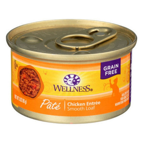 Wellness, Chicken Formula Canned Cat Food, 3 Oz (Case Of 3) Wellness