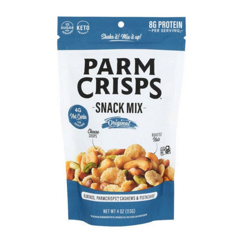 Parm Crisps, Original Snack Mix, 4 Oz (Case Of 12) Parm Crisps