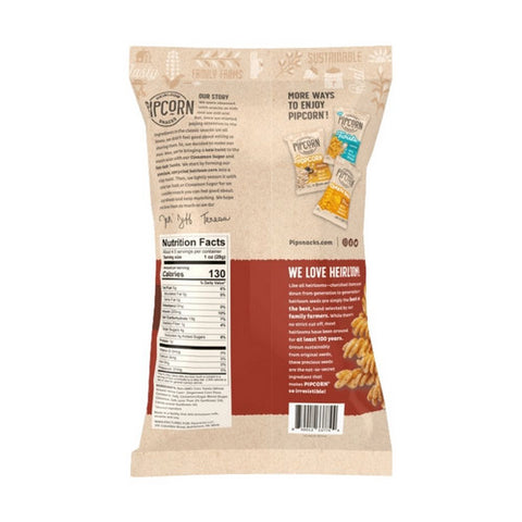 Pipcorn, Twists Cinnamon Sugar, 4.5 Oz (Case Of 12)