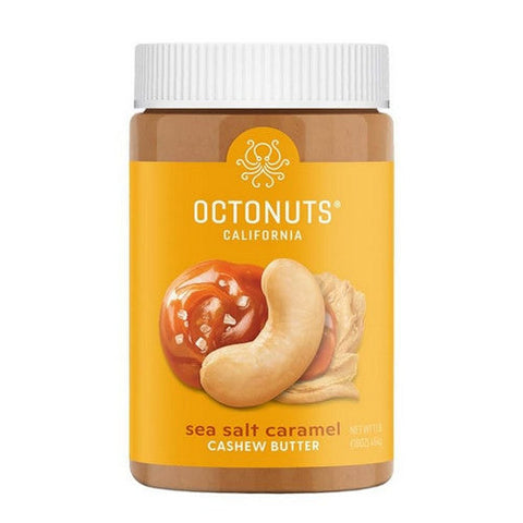 Octonuts, Roasted Sea Salt Caramel Cashew Butter, 16 Oz (Case Of 8) Octonuts