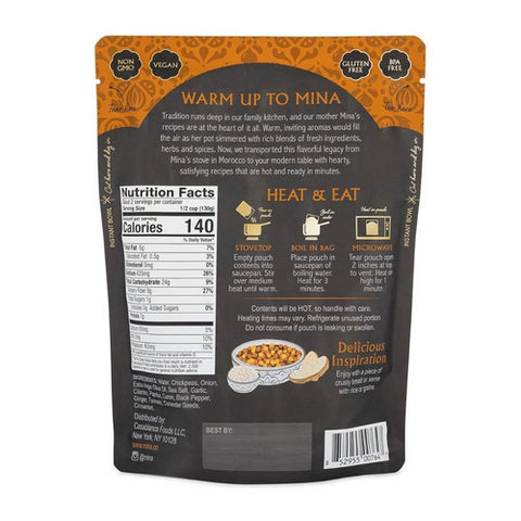 Mina, Hummus Moroccan Chickpea Stew, 10 Oz (Case Of 6)