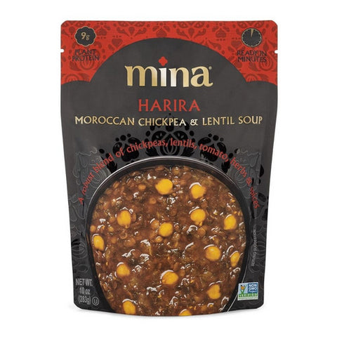 Mina, Harira Chickpea And Lentil Soup, 10 Oz (Case Of 6)