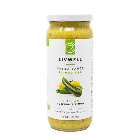 Livwell Foods, Sicilian Zucchini And Lemon Sauce, 16 Oz (Case Of 6) Livwell Foods