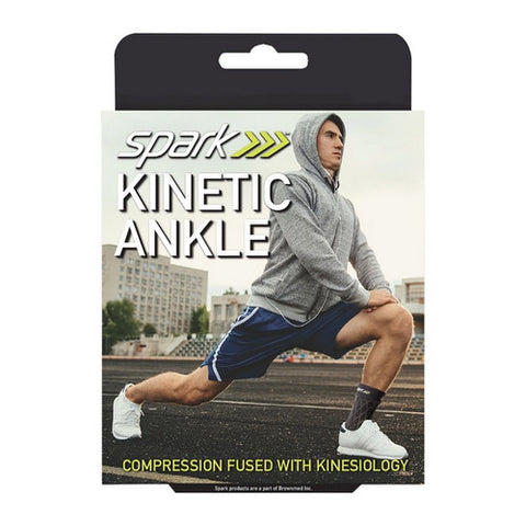 Brownmed, Ankle Support Spark Kinetic Large Pull-On Left or Right Foot, 1 Count Brownmed
