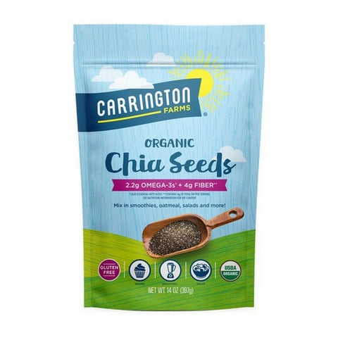 Carrington Farms, Organic Chia Seeds, 14 Oz(Case Of 6)