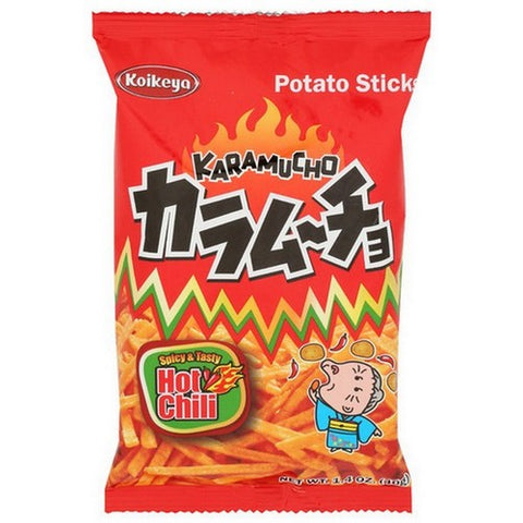 Koikeya, Sticks Karamucho Chili, 1.4 Oz(Case Of 24)