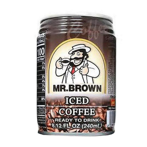 Mr Brown, Original Iced Coffee, 8.12 Oz(Case Of 24)