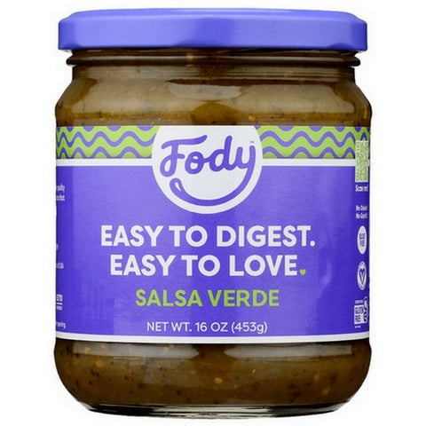 Fody Foods, Salsa Verde, 16 Oz(Case Of 6)