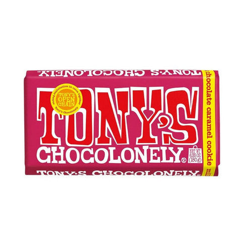 Tonys Chocolonely, Milk Chocolate Caramel Cookie Bar, 6.35 Oz(Case Of 15) Tonys Chocolonely
