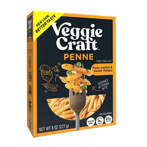 Veggiecraft, Cauliflower Penne Pasta, 8 Oz(Case Of 6)