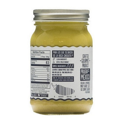 Tatemada, Salsa Jalapeno, 16 Oz(Case Of 6)