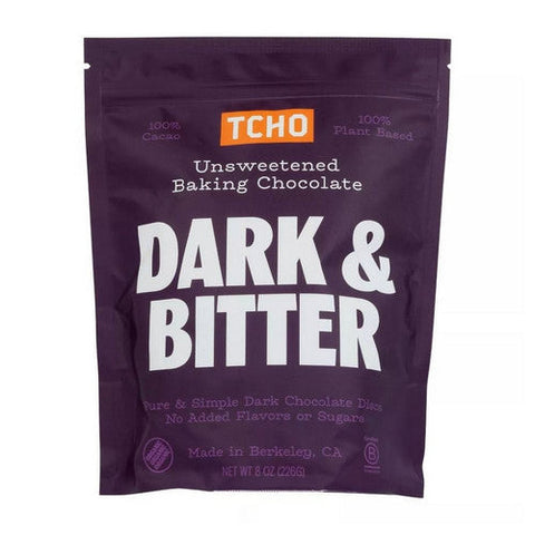 Tcho, Banking Chocolate Dark And Bitter, 8 Oz(Case Of 6) Tcho