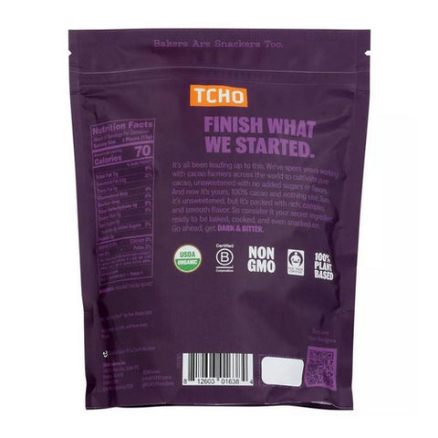 Tcho, Banking Chocolate Dark And Bitter, 8 Oz(Case Of 6)