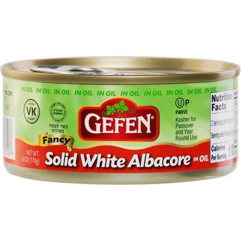 Gefen, Solid White Tuna Oil, 6 Oz(Case Of 48)