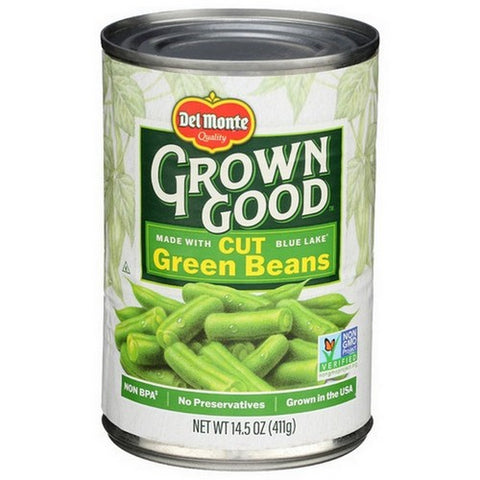 Del Monte, Beans Green Cut, 14.5 Oz(Case Of 12)