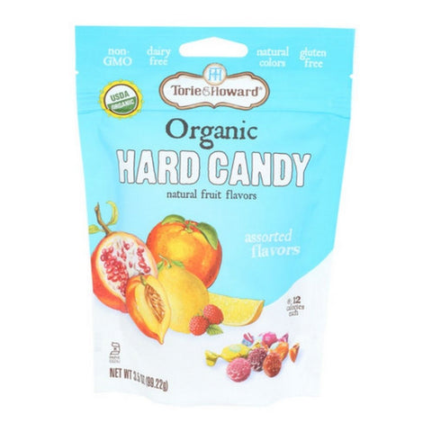 Torie & Howard, Organic Assorted Hard Candy, 3.5 Oz(Case Of 6)