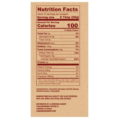 La Monarca Bakery, Cafe De Olla, 12 Oz(Case Of 6)