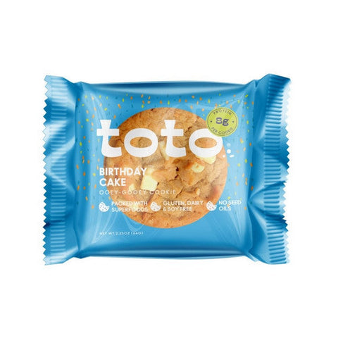 Toto Foods, Birthday Cake Cookie, 2.5 Oz(Case Of 10) Toto Foods