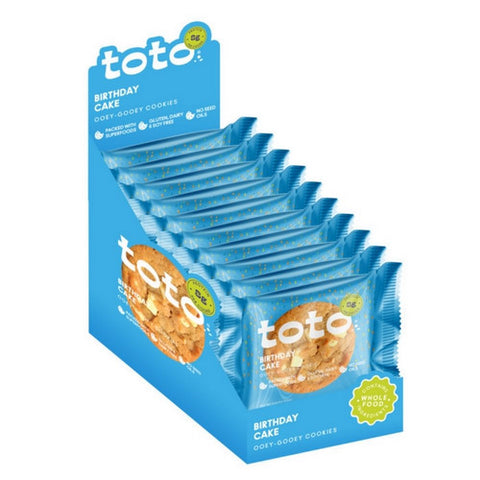 Toto Foods, Birthday Cake Cookie, 2.5 Oz(Case Of 10)