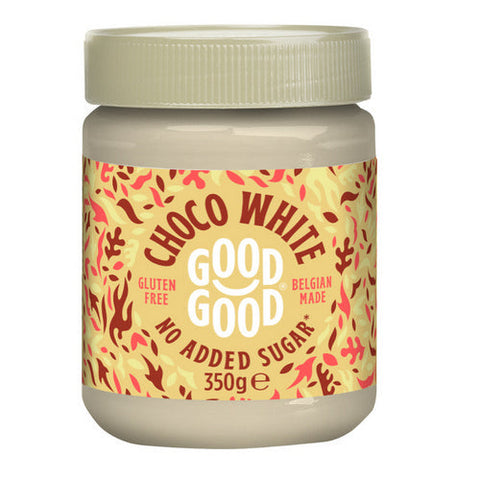 Good Good, Choco White No Added Sugar Spread, 12 Oz(Case Of 6) Good Good