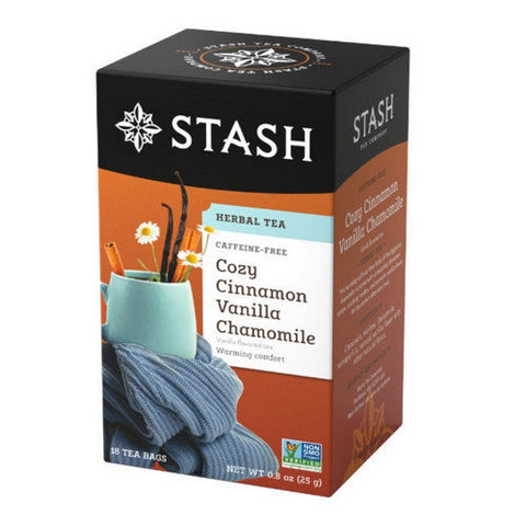 Stash Tea, Cinnamon Vanilla Chamomile Tea, 18 Bags(Case Of 6) Stash Tea