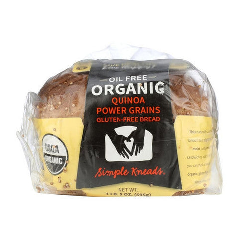 Simple Kneads, Organic Quinoa Power Grains Bread, 21 Oz(Case Of 6) Simple Kneads