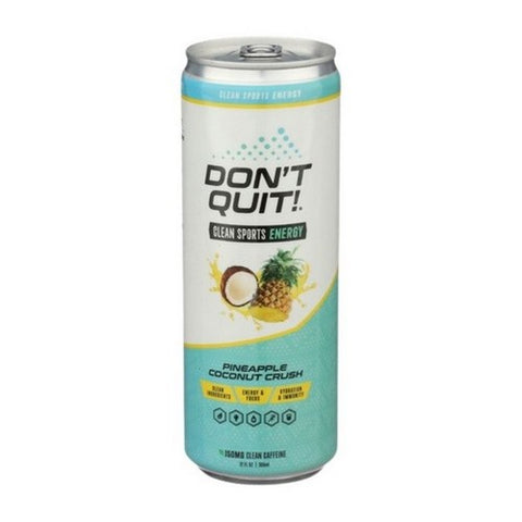 Dont Quit, Pineapple Coconut Crush, 12 Oz(Case Of 12)