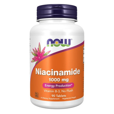 Now Foods, Niacinamide, 1,000Mg, 90 Tabs