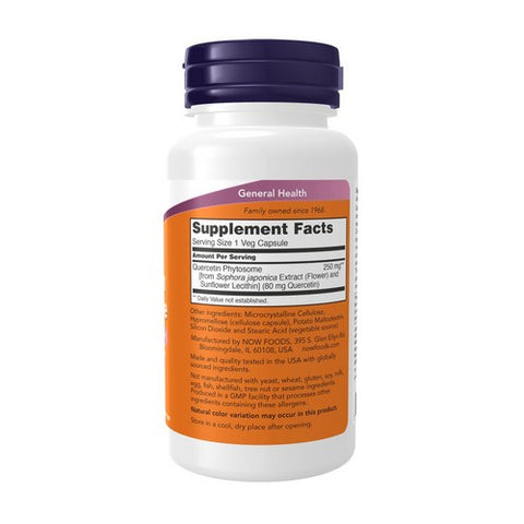 Now Foods, Quercetin Phytosome, 250 Mg, 90 VegCaps