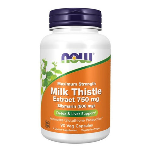 Now Foods, Milk Thistle Ext  (Silymarin), 750 Mg, 90 VegCaps