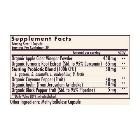 Ladybug Potions, Literally Feel Great Apple Cider Vinegar Plus, 30 Capsules