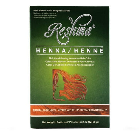 Reshma Beauty, Henna Hair Color Natural Highlights HK 6 A, 2.12 Oz