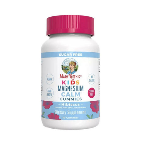 Kids Magnesium Hibiscus Sugar Free 30 Gummies by MaryRuth's