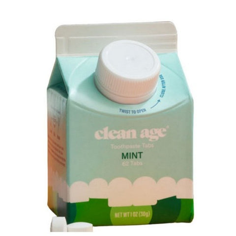 Mint Toothpaste Tabs 186 Count by Clean Age