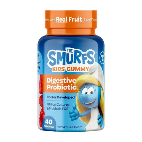 Smurfs, Kids Digestive Support, 40 Gummies Smurfs