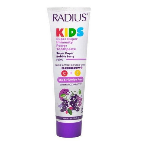 Radius, Kids Toothpaste Bubble Berry Mint, 2.5 Oz
