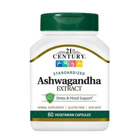 21st Century, Standardised Ashwagandha Extract, 60 Caps
