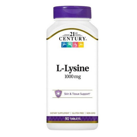 21st Century, L Lysine, 90 Tabs