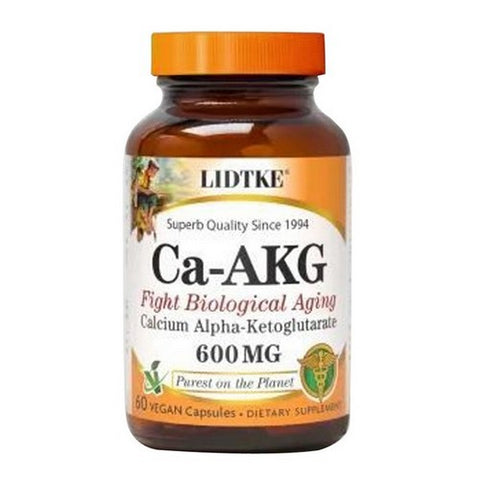Lidtke, CA AKG Calcium Alpha Ketoglutarate, 600 mg, 60 Caps