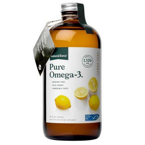 Natural Force, Pure Omega 3 Lemon Cake, 16 Oz