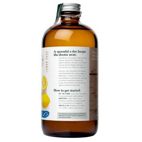 Natural Force, Pure Omega 3 Lemon Cake, 16 Oz