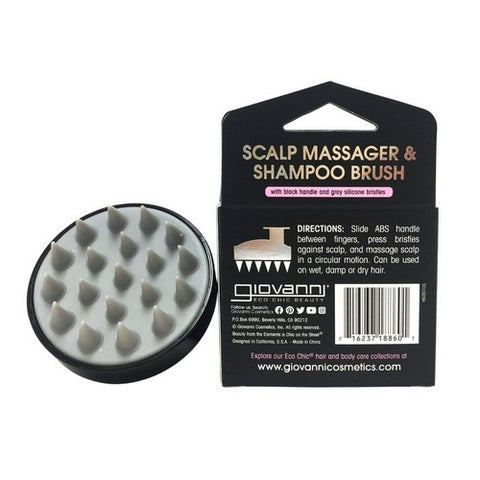 Giovanni Cosmetics, Scalp Massager And Shampoo Brush, 1 Count