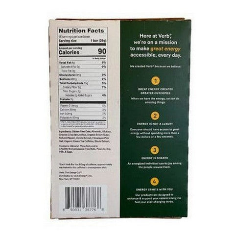 The Humble Co, Cookie Dough Low Sugar Caffeinated Energy Bar, 16 Count The Humble Co